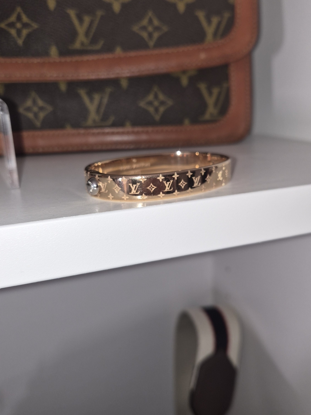 Louis Vuitton Rose Gold Monogram Bangle💛